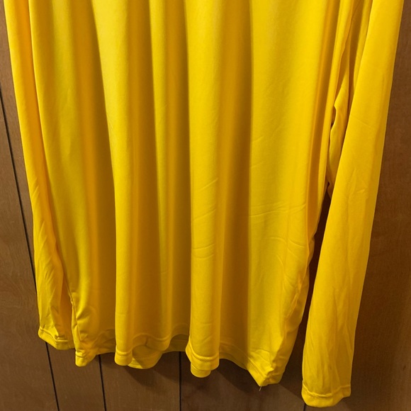 NWOT Sport-Tek Sport Performance Long Sleeve T-Shirt Top in Yellow Size XL - Picture 3 of 6